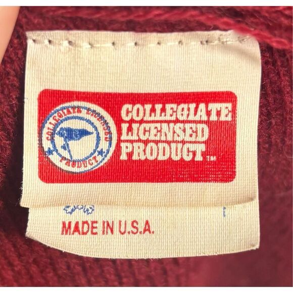 Vintage Iowa State Cyclones Scarf Scarve By Paramount Knitwear Red - Picture 5 of 8